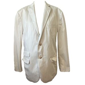 JKT New York Cream Sportcoat Blazer Size 40 Regular
